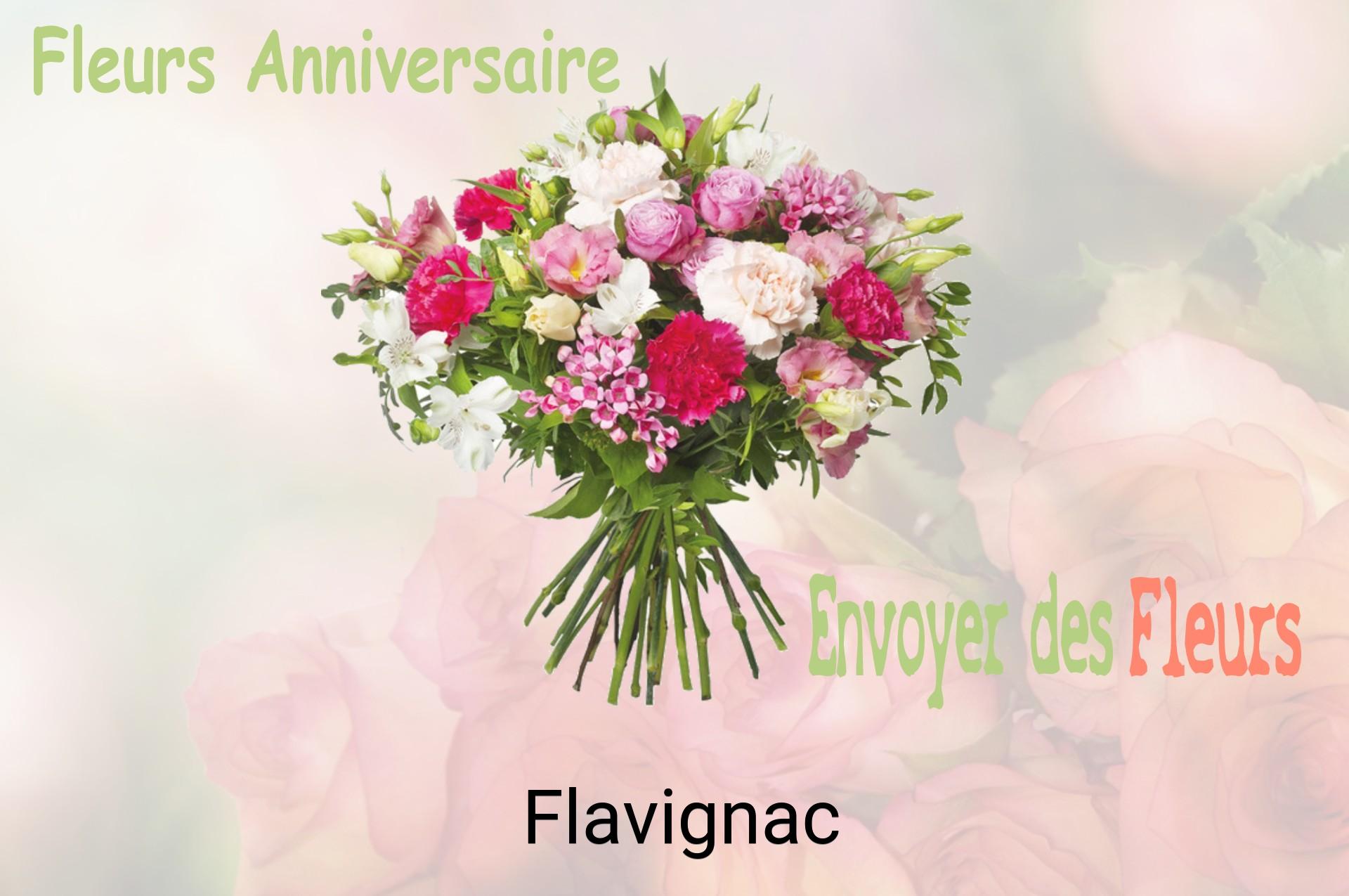 Bouquet de fleurs d’anniversaire livré à Flavignac